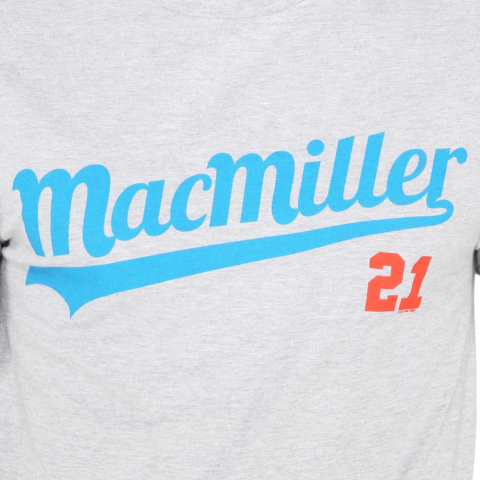 Mac Miller - 21 Baseball Script T-Shirt
