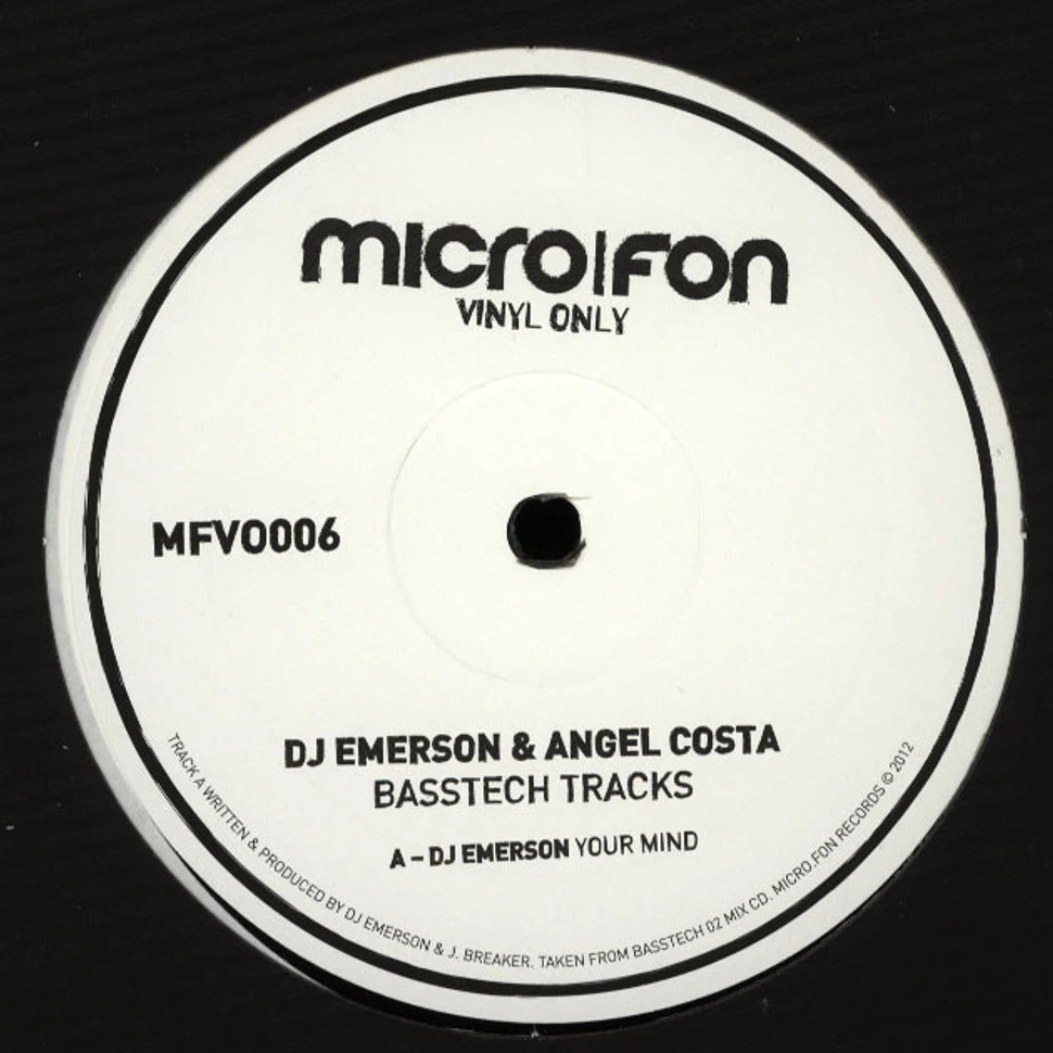 DJ Emerson & Angel Costa - Basstech Tracks