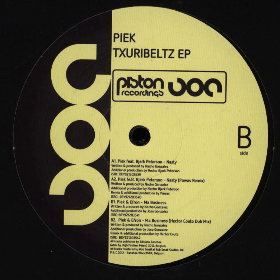 Piek - Txuribeltz EP feat. Bjerk Peterson