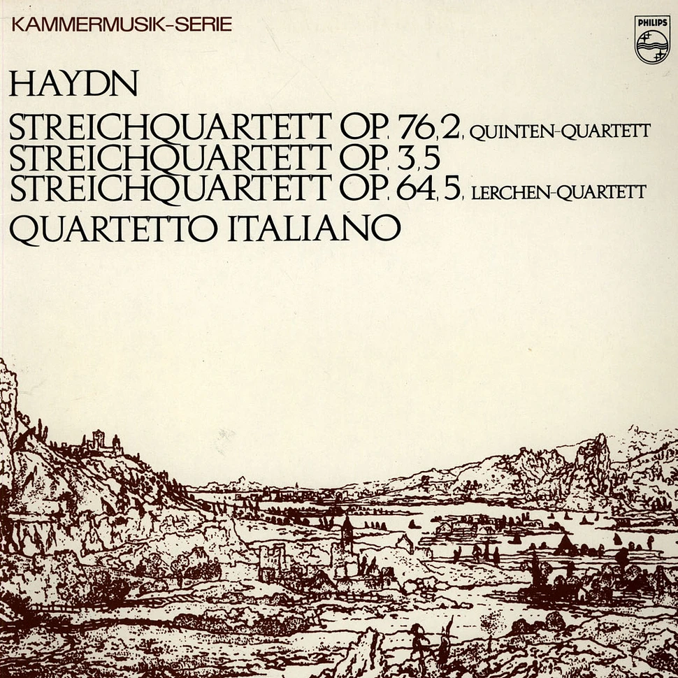 Joseph Haydn, Quartetto Italiano - Streichquartett Op. 76,2 / Op. 3,5 / Op. 64,5