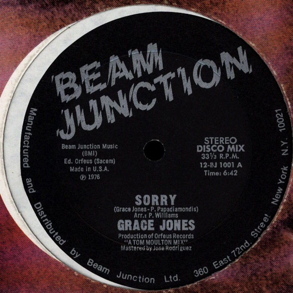 Grace Jones - Sorry / That's The Trouble