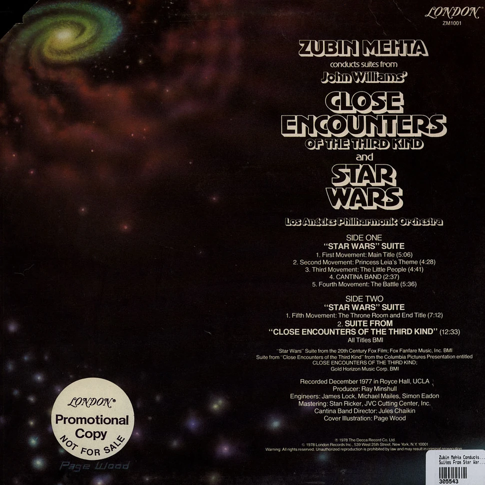 Zubin Mehta Conducts Los Angeles Philharmonic Orchestra - Suites From Star Wars And Close Encounters Of The Third Kind