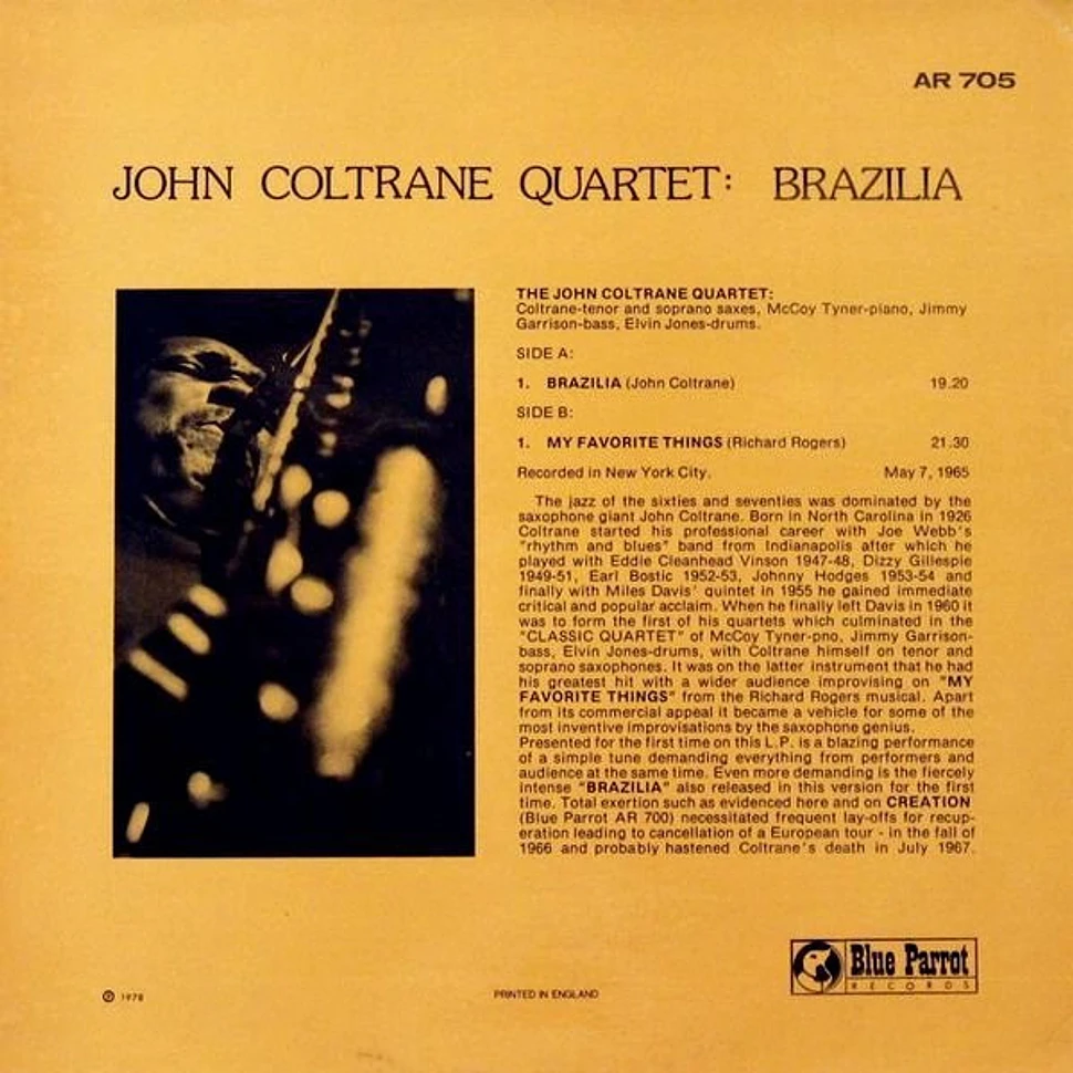 The John Coltrane Quartet - Brazilia
