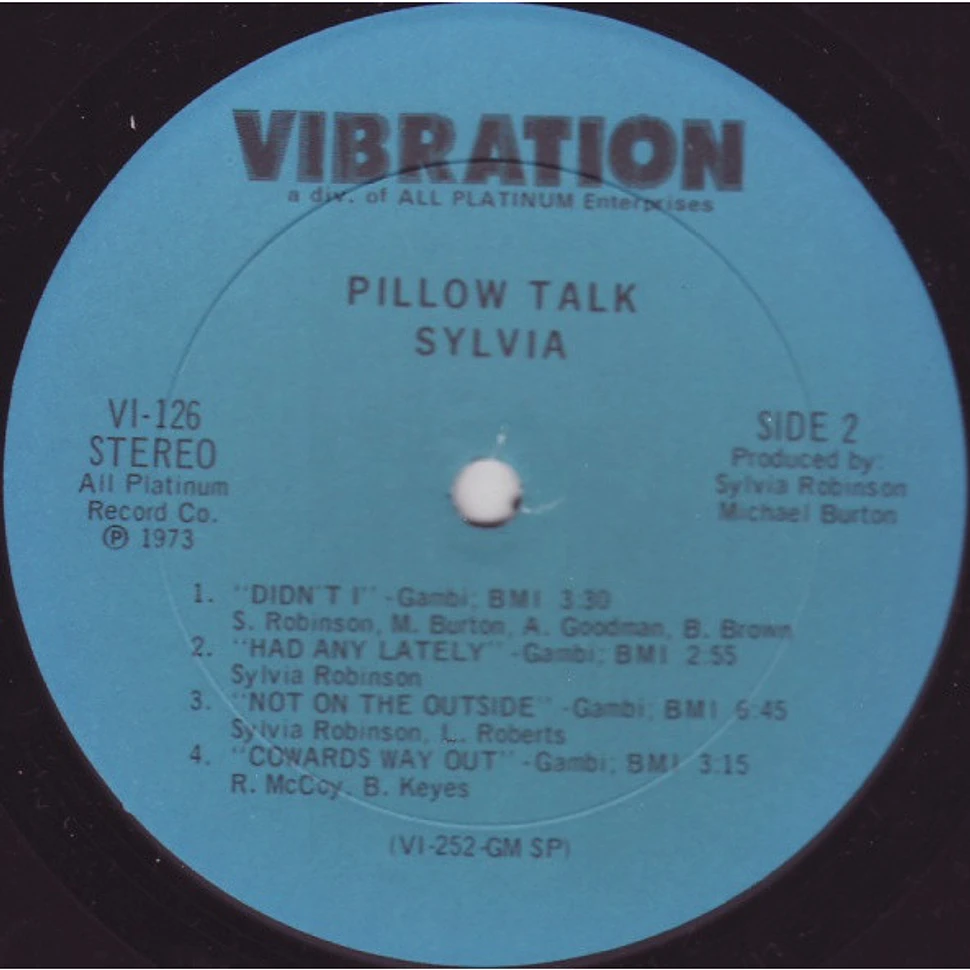 Sylvia Robinson - Pillow Talk