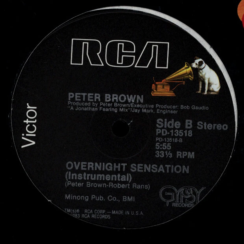 Peter Brown - Overnight Sensation