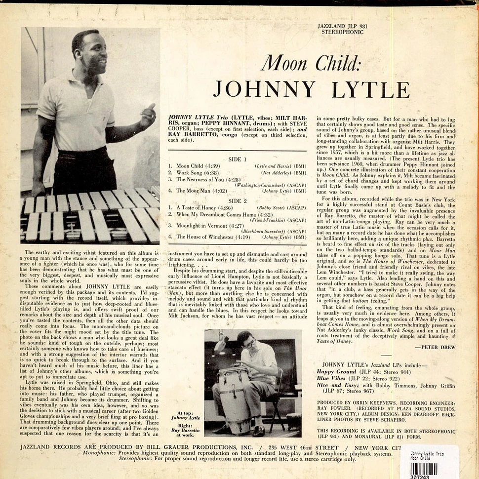Johnny Lytle Trio - Moon Child