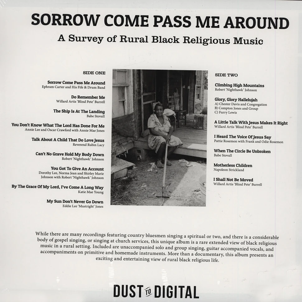 V.A. - Sorrow Come Pass Me Around: A Survey of Rural Religious Black Music