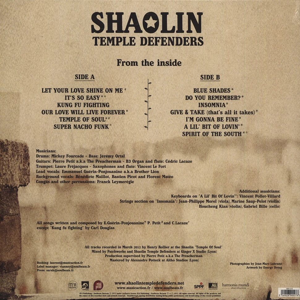 Shaolin Temple Defenders - From The Inside