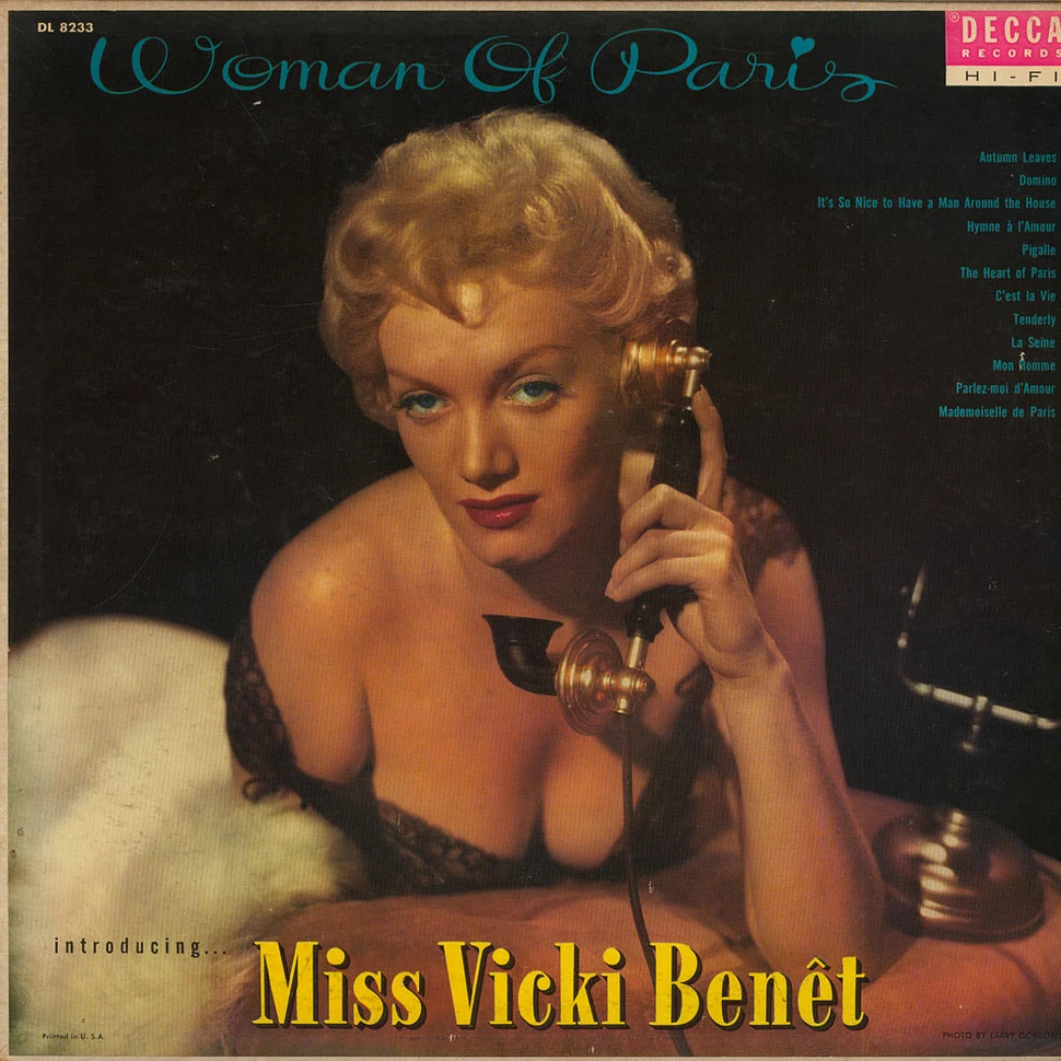 Vicki Benet - Woman Of Paris