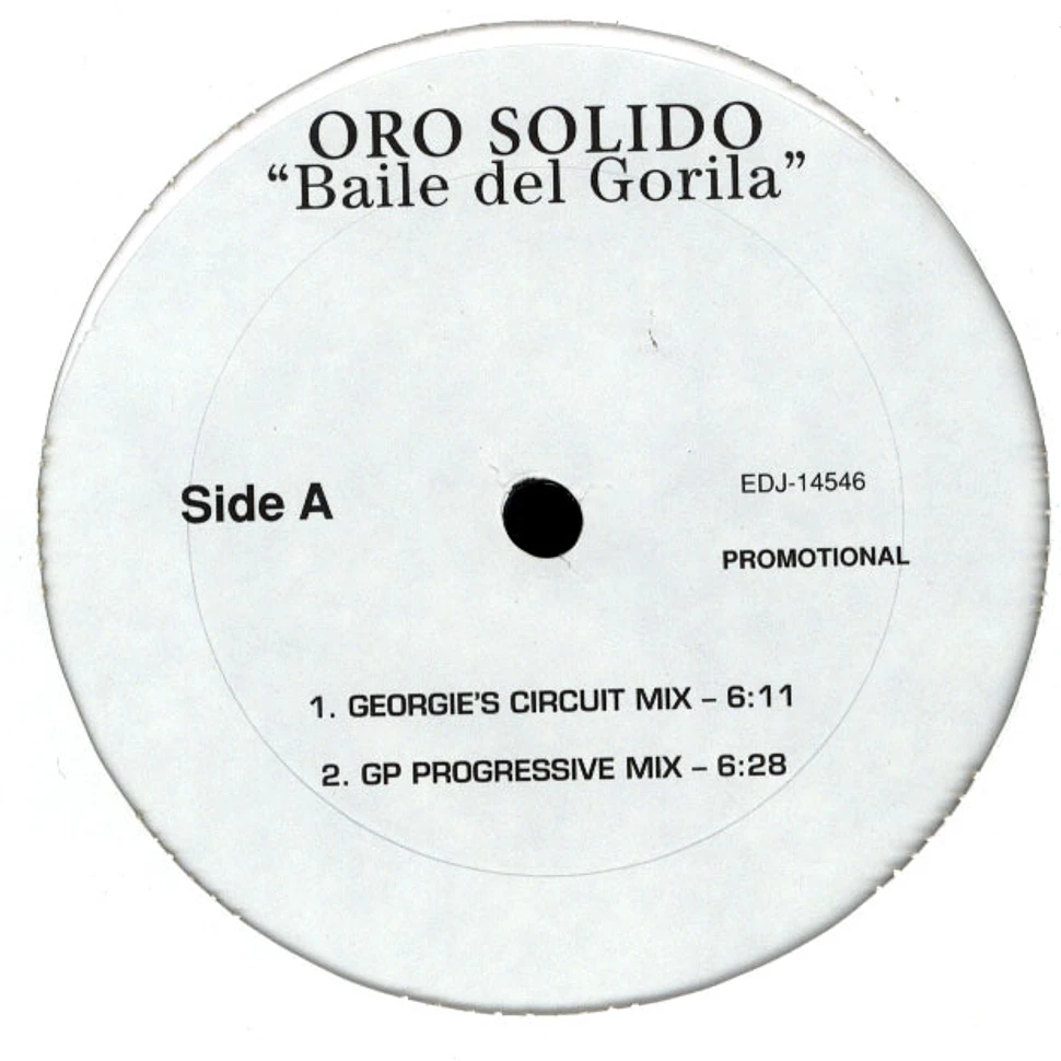 Oro Solido - Baile Del Gorila