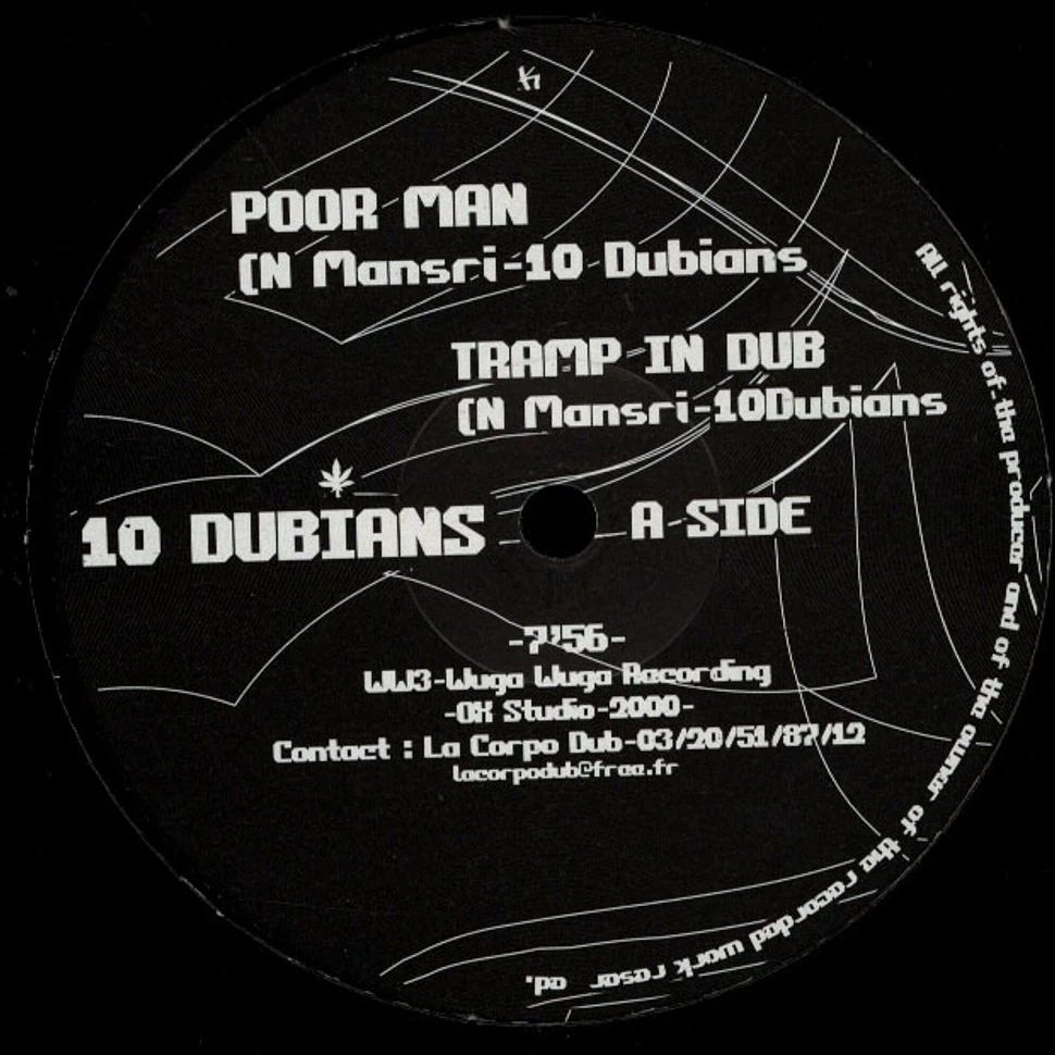 10 Dubians - Poor Man / Tramp In Dub / Smoke / Fancy Up Dub