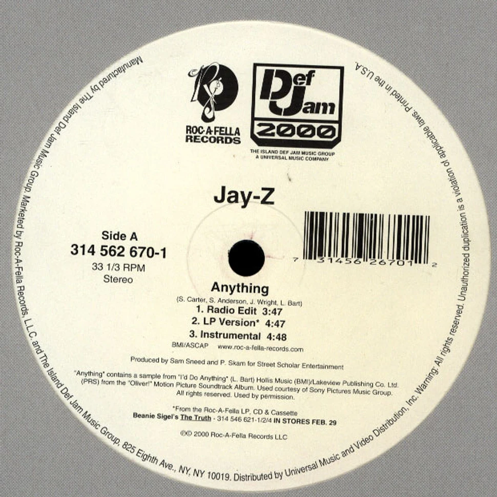 Jay-Z - Anything / Big Pimpin'