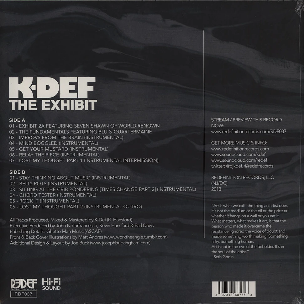 K-Def - The Exhibit Black Vinyl Edition
