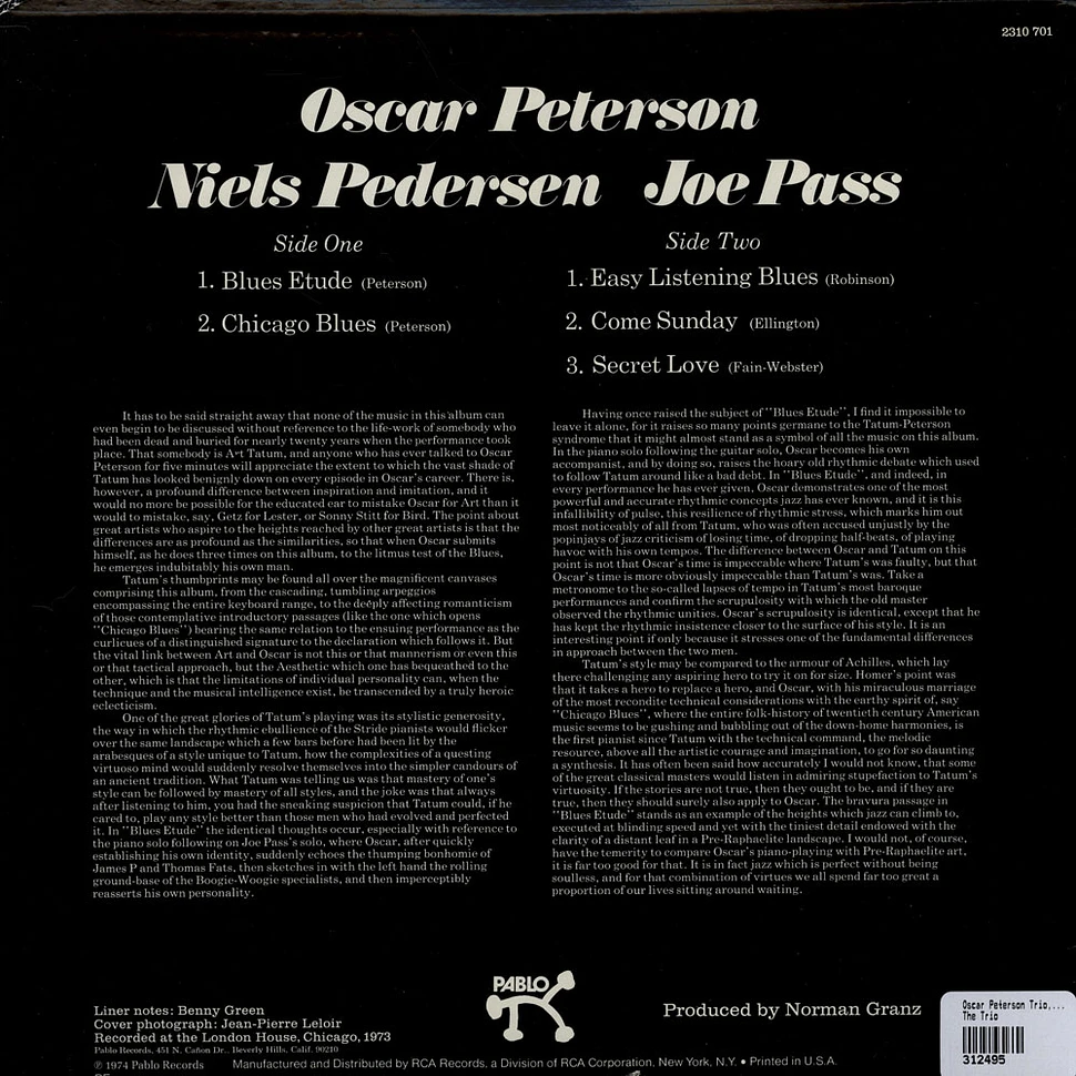 The Oscar Peterson Trio - The Trio