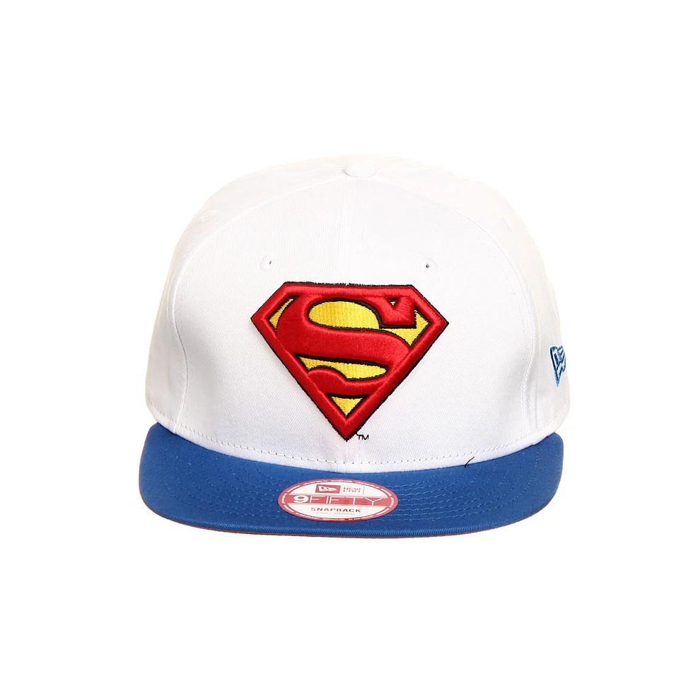New Era x DC Comics - Superman Character White Top Cap 9Fifty Snapback Cap