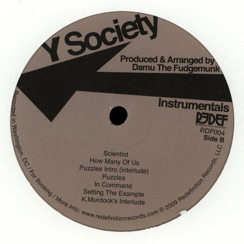 Y Society (Insight & Damu The Fudgemunk) - Travel At Your Own Pace