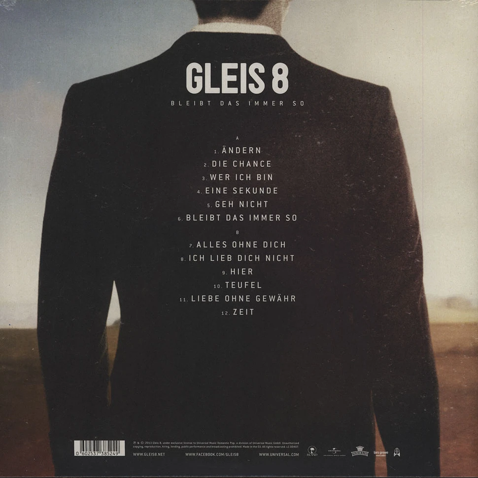 GLEIS8 - Bleibt Das Immer So White Vinyl Edition
