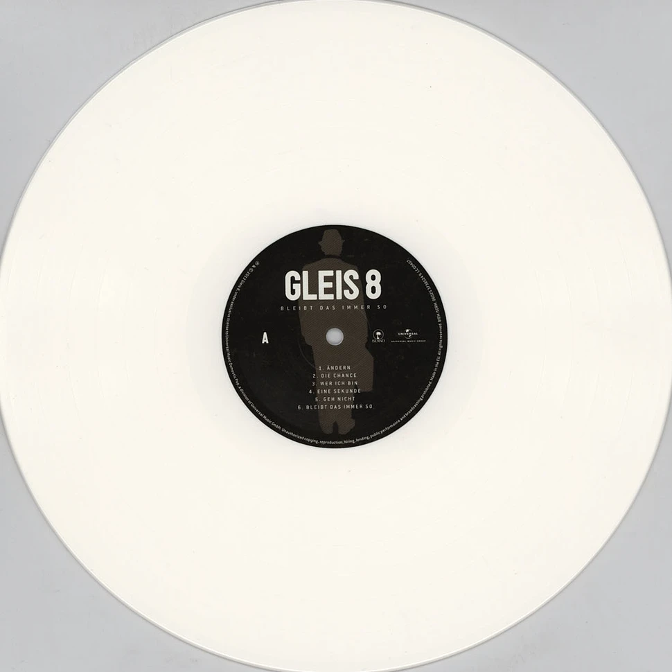 GLEIS8 - Bleibt Das Immer So White Vinyl Edition