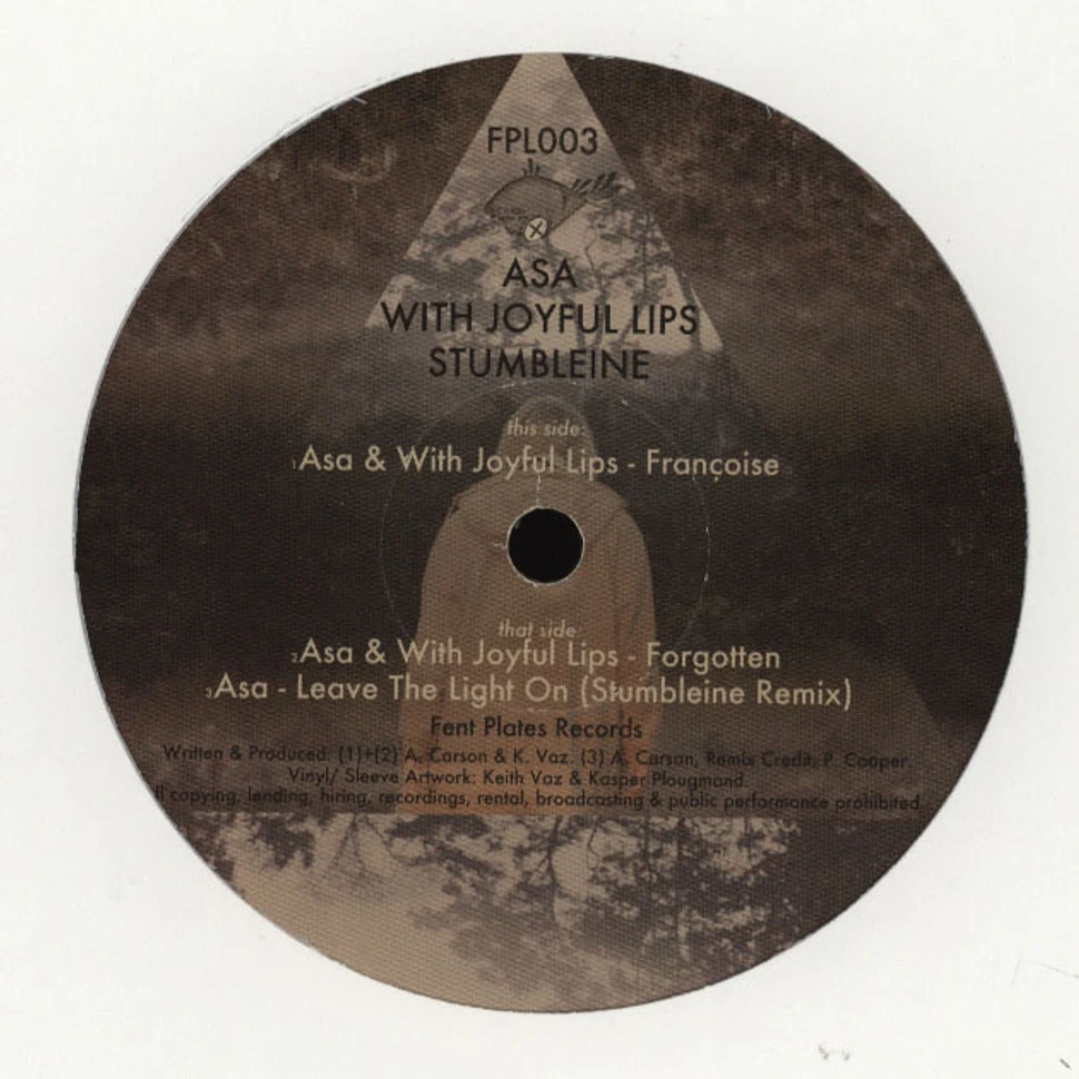Asa & With Joyful Lips - Francoise / Forgotten / Leave The Light On Stumbleine Remix