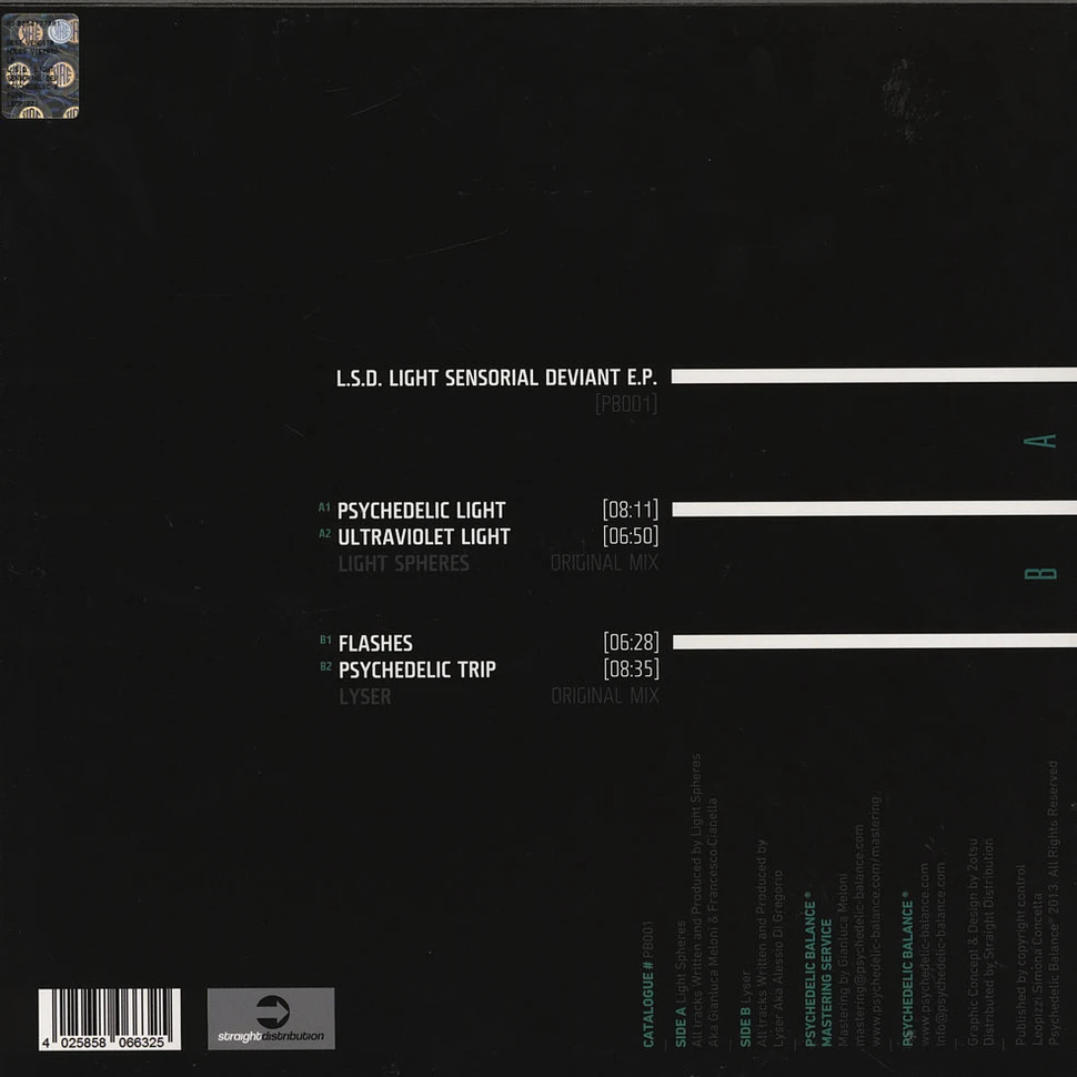 Light Spheres / Lyser - L.S.D. Light Sensorial Deviant EP
