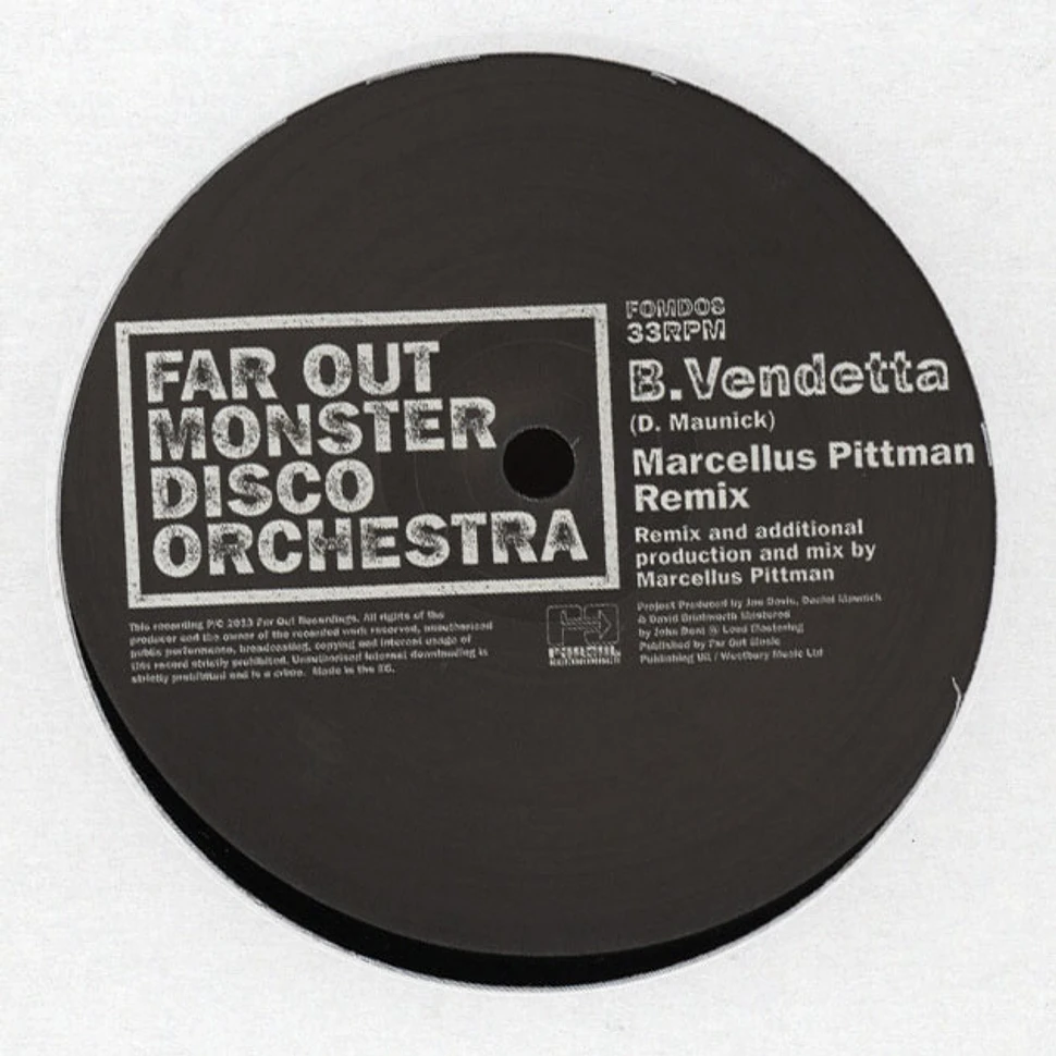 Far Out Monster Disco Orchestra - Vendetta Mark Pritchard & Marcellus Pittman Remixes