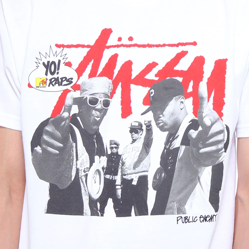 Stüssy x Yo MTV Raps - Public Enemy T-Shirt