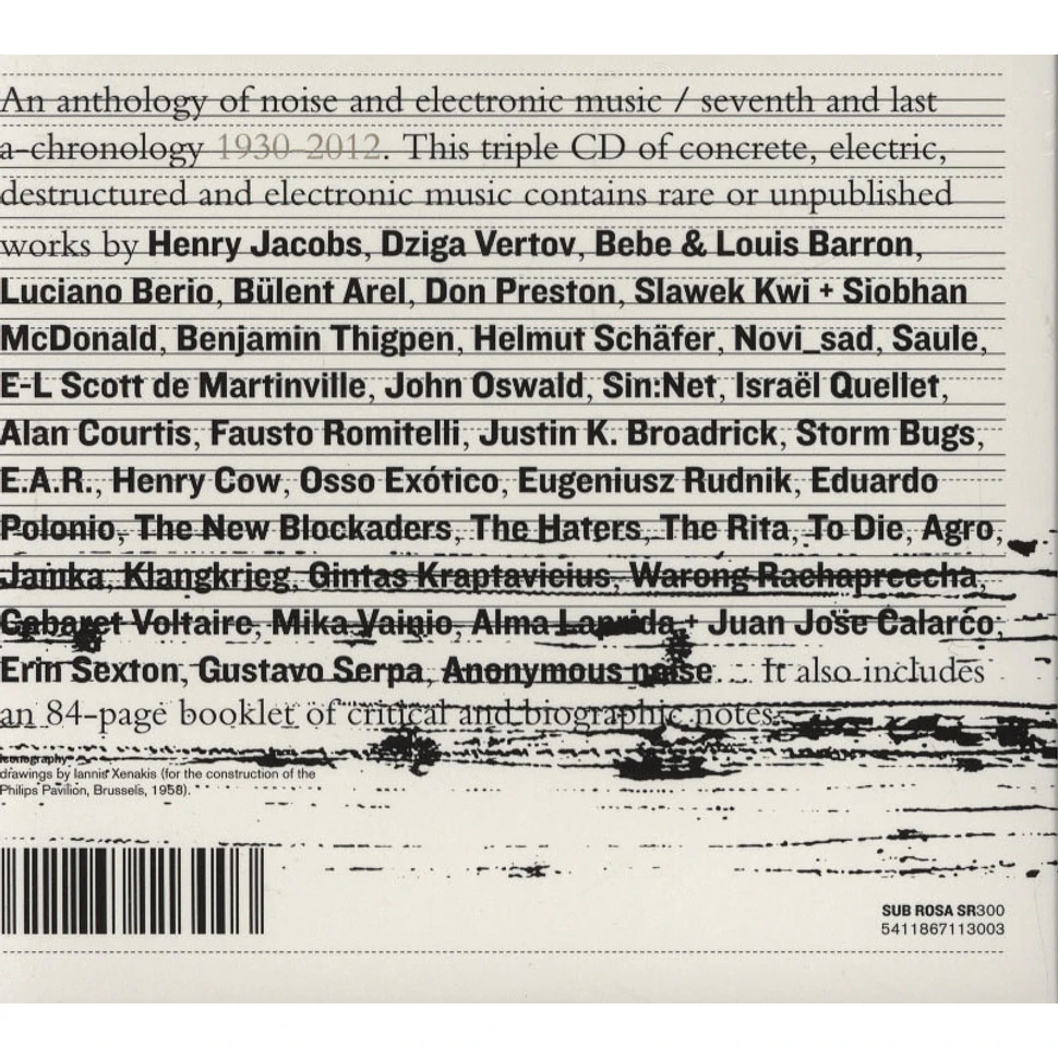 V.A. - An Anthology Of Noise & Electronic Music Volume 7