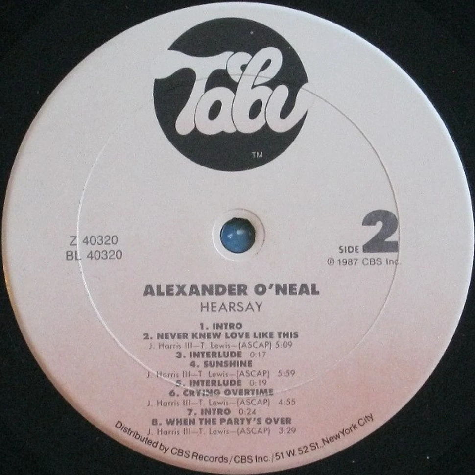 Alexander O'Neal - Hearsay