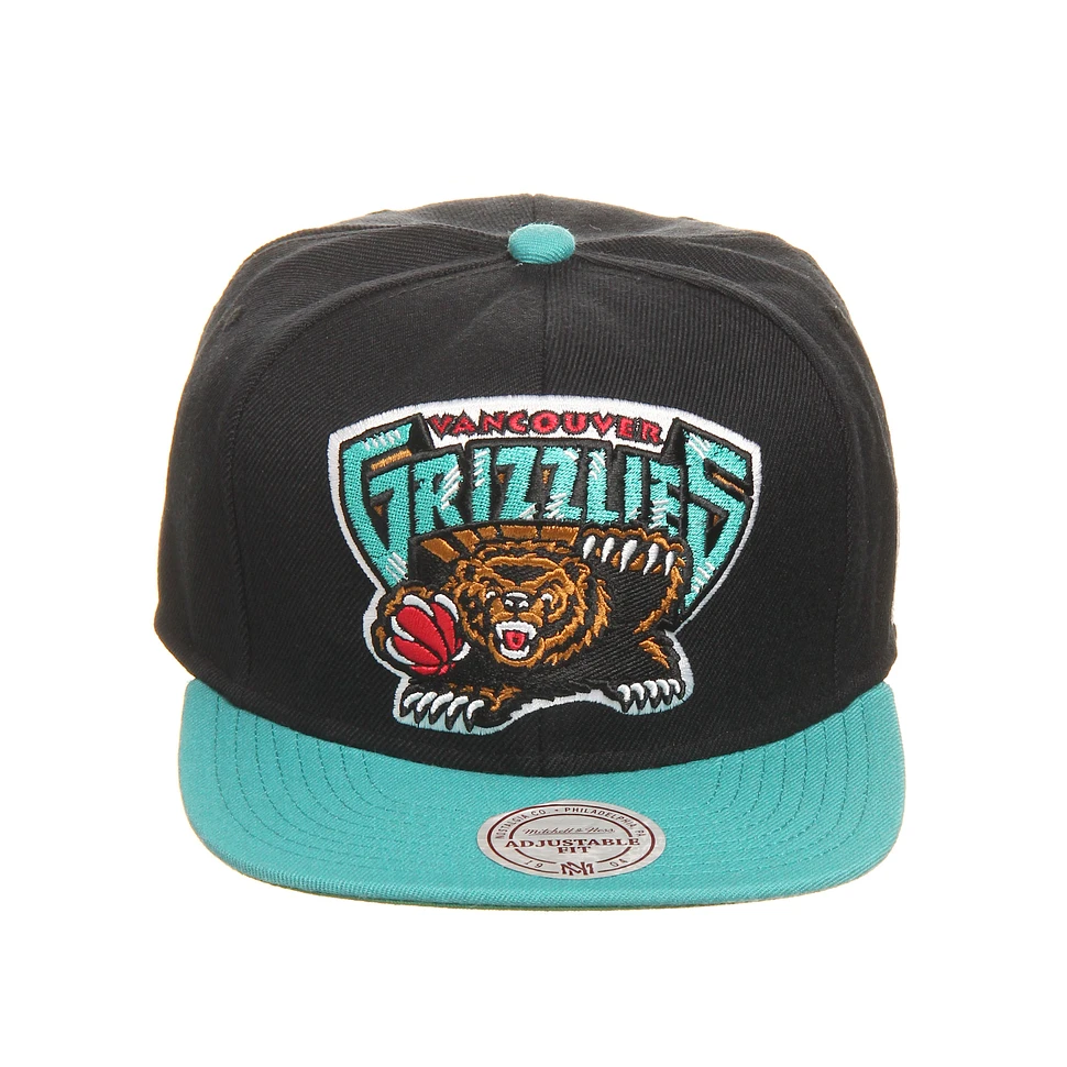 Mitchell & Ness - Vancouver Grizzles NBA XL Logo 2 Tone Snapback Cap