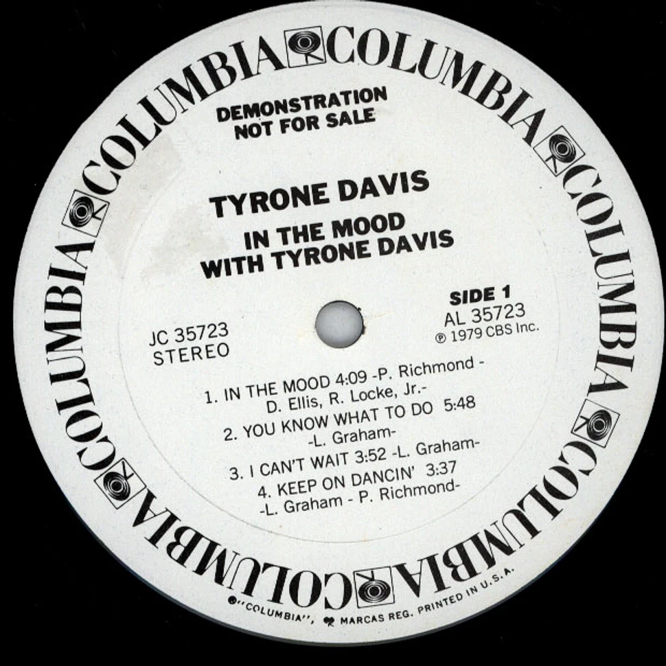 Tyrone Davis - In The Mood With Tyrone Davis