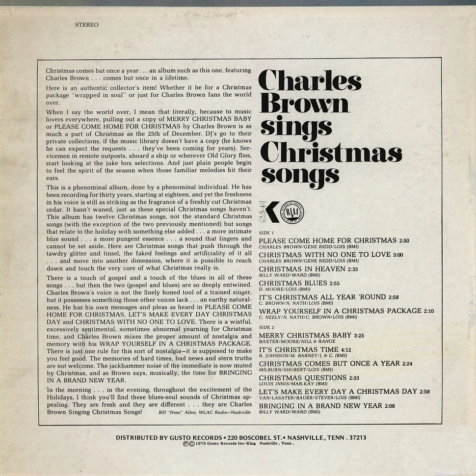 Charles Brown - Sings Christmas Songs