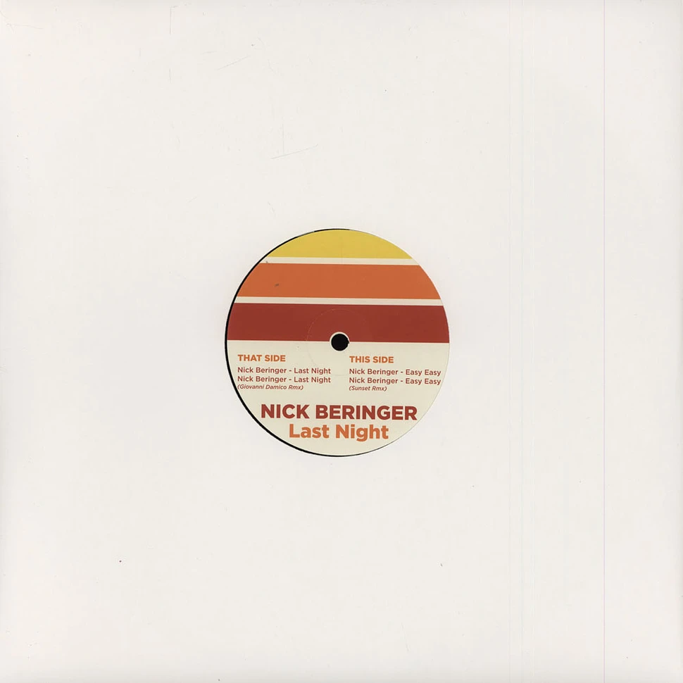 Nick Beringer - Last Night EP