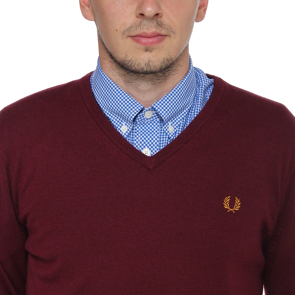 Fred Perry - Classic Tipped V Neck Sweater