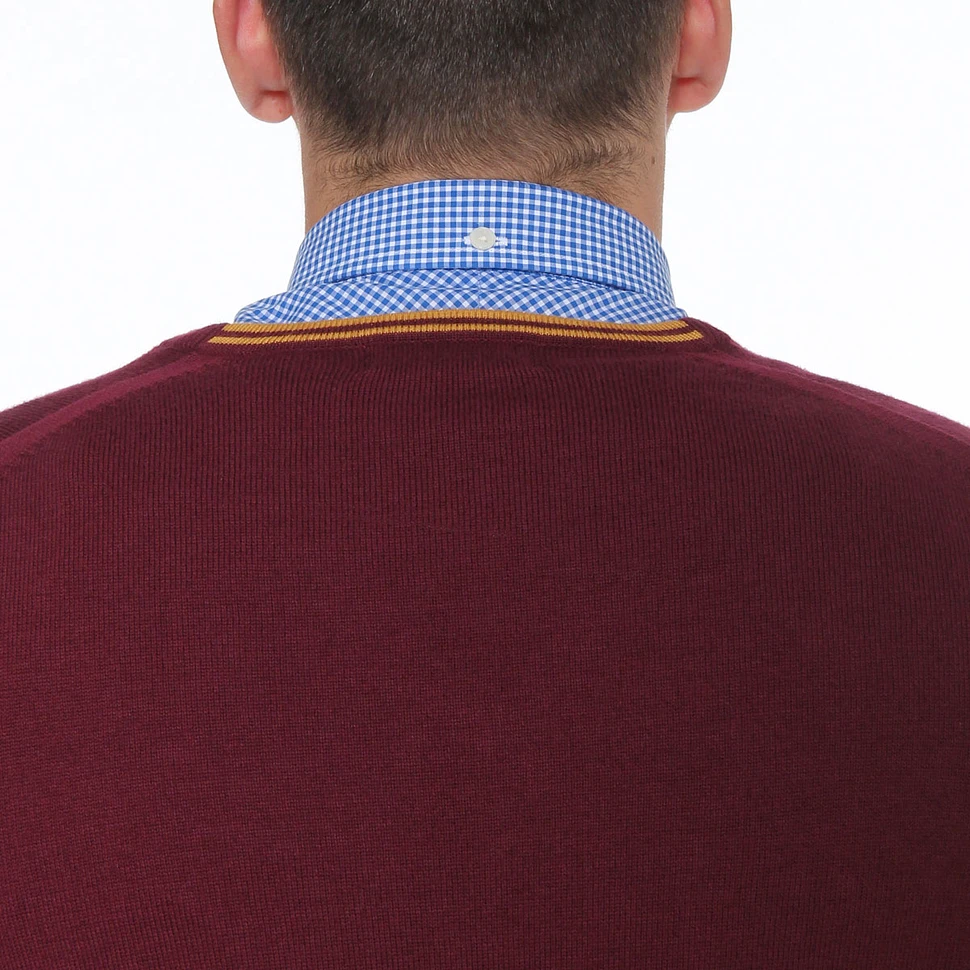 Fred Perry - Classic Tipped V Neck Sweater