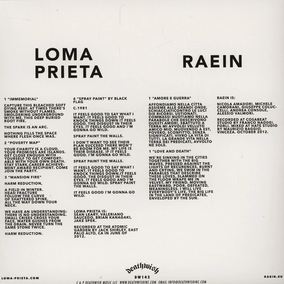 Loma Prieta & Raein - Loma Prieta & Raein