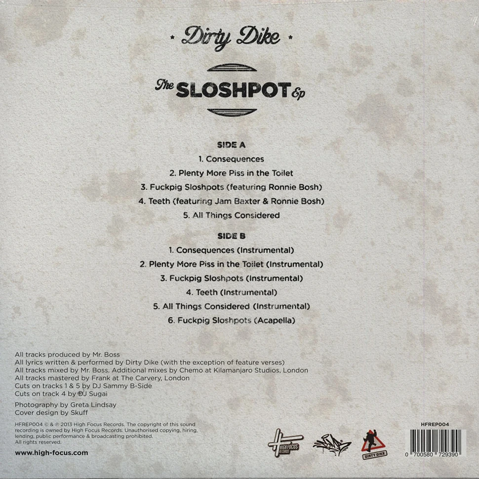 Dirty Dike - Sloshpot EP