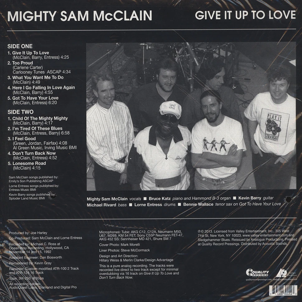 Mighty Sam McClain - Give It Up To Love