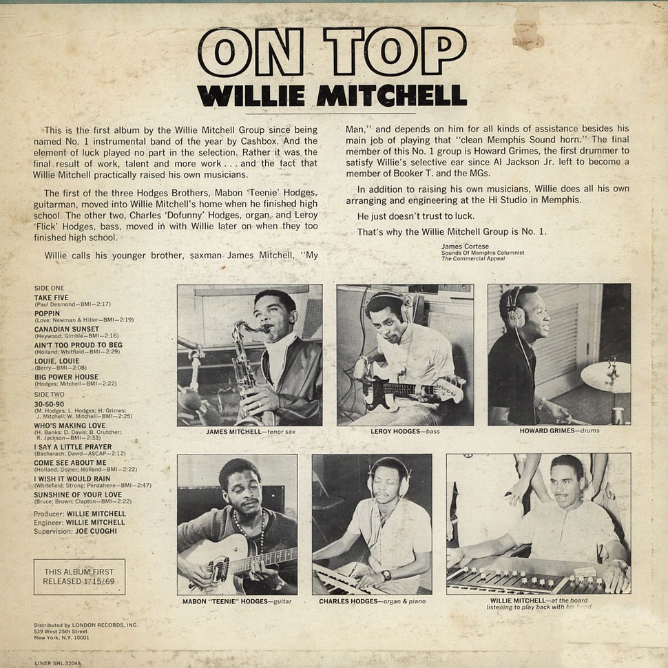Willie Mitchell - On Top
