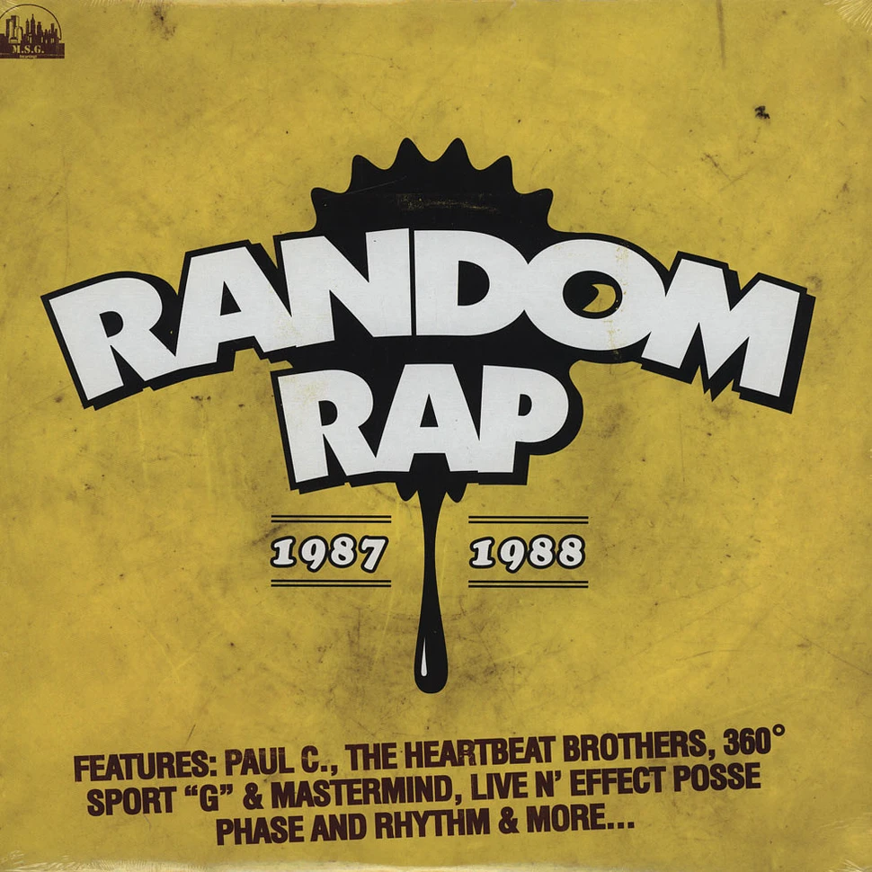 V.A. - Random Rap 1987-1988