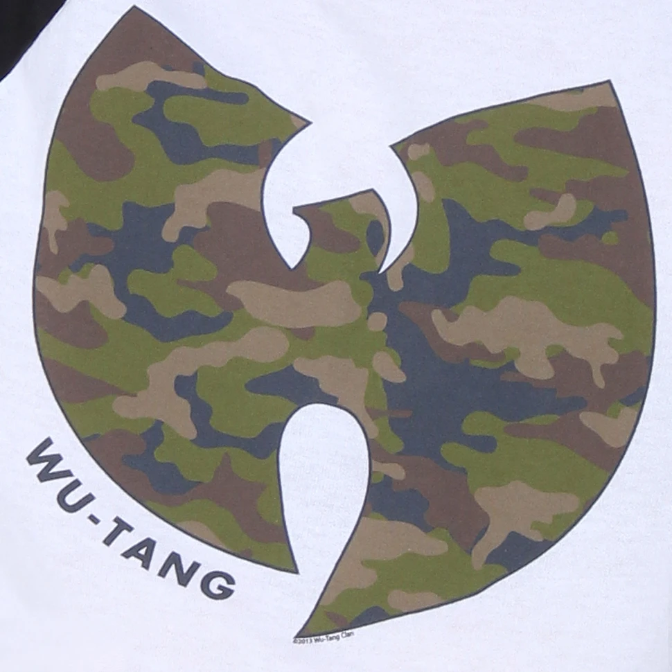 Wu-Tang Clan - Camo Logo Raglan Longsleeve