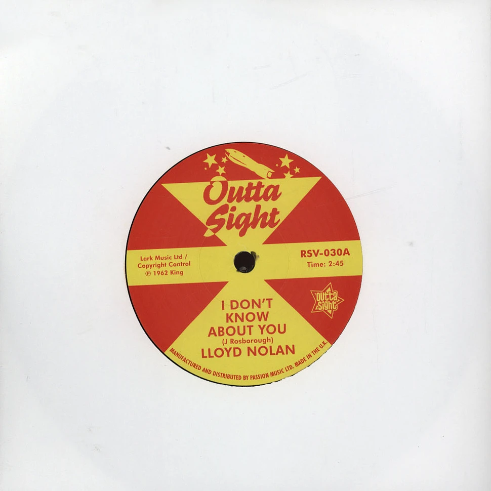 Lloyd Nolan / Rodger Green - I Don't Know About You / Betty Mae