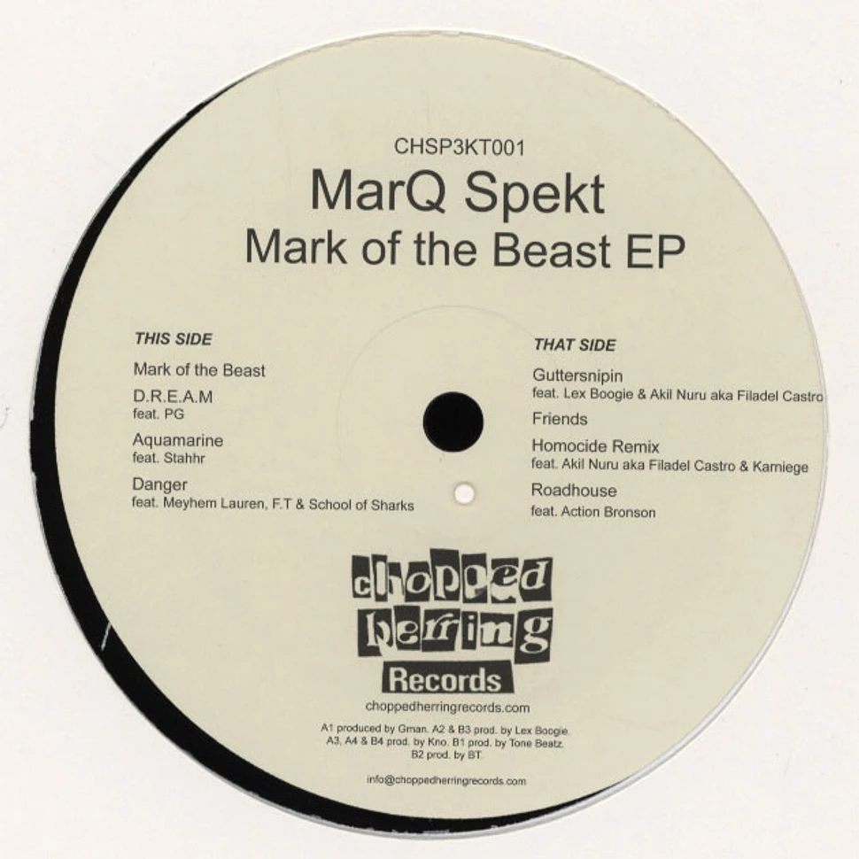 Marq Spekt - Mark Of The Beat EP