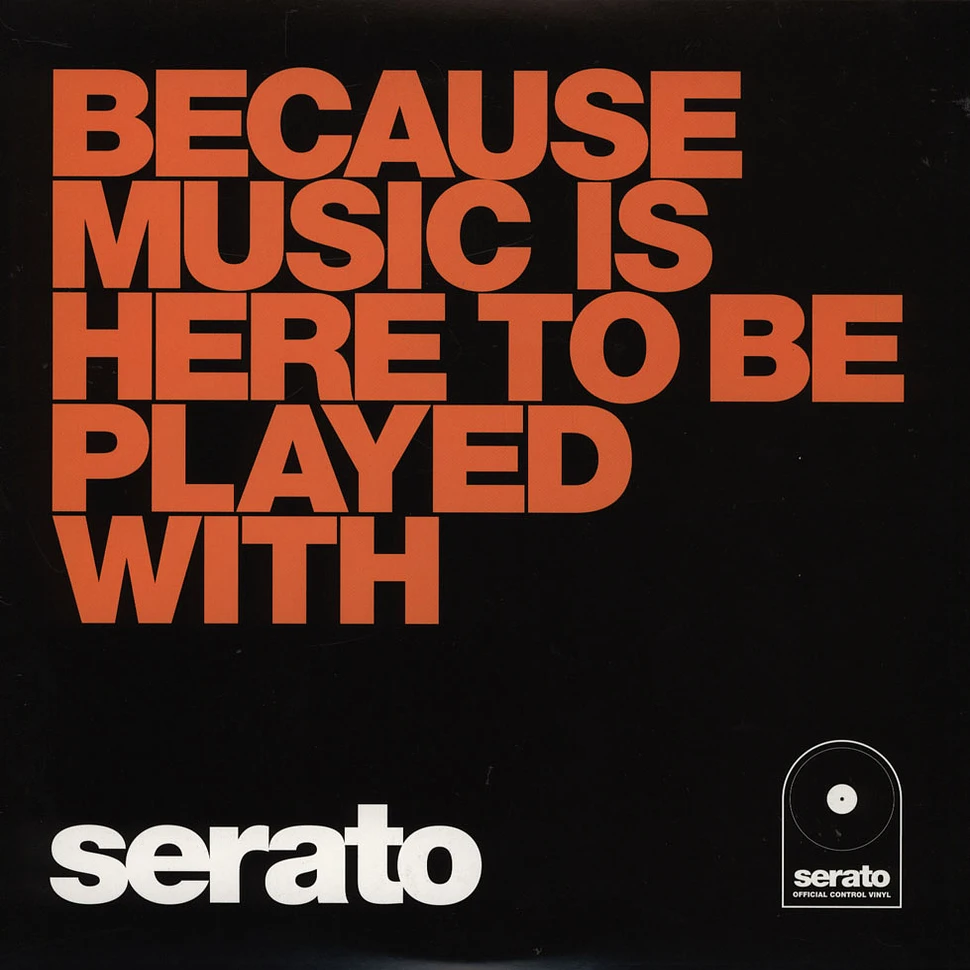 Serato - Control Vinyl Performance Series BLACK Because Music limited edition