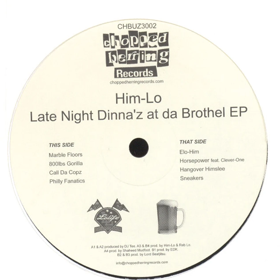 Him-Lo Da Inappropriate - Late Night Dinna'z At Da Brothel EP