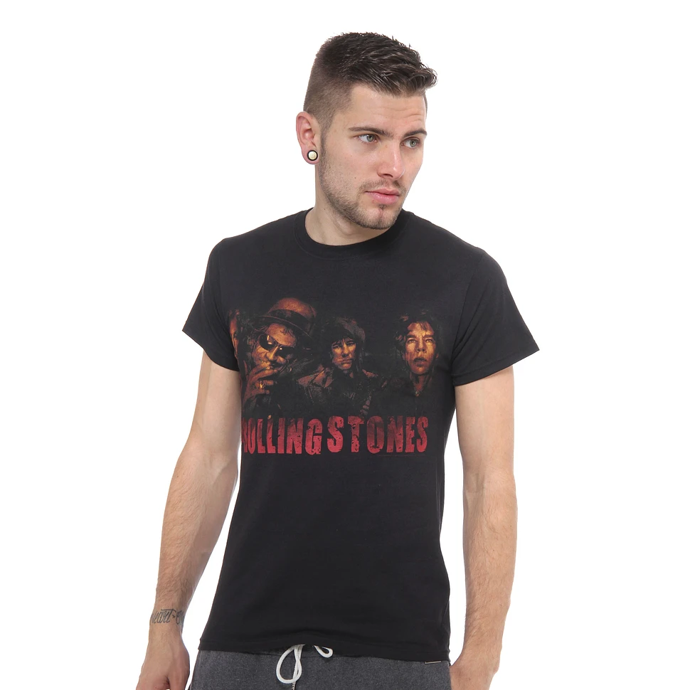 The Rolling Stones - Smoke Band T-Shirt