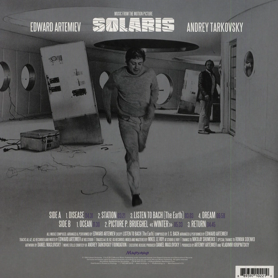 Edward Artemiev - Solaris: Music From The Motion Picture By Andrey Tarkovsky