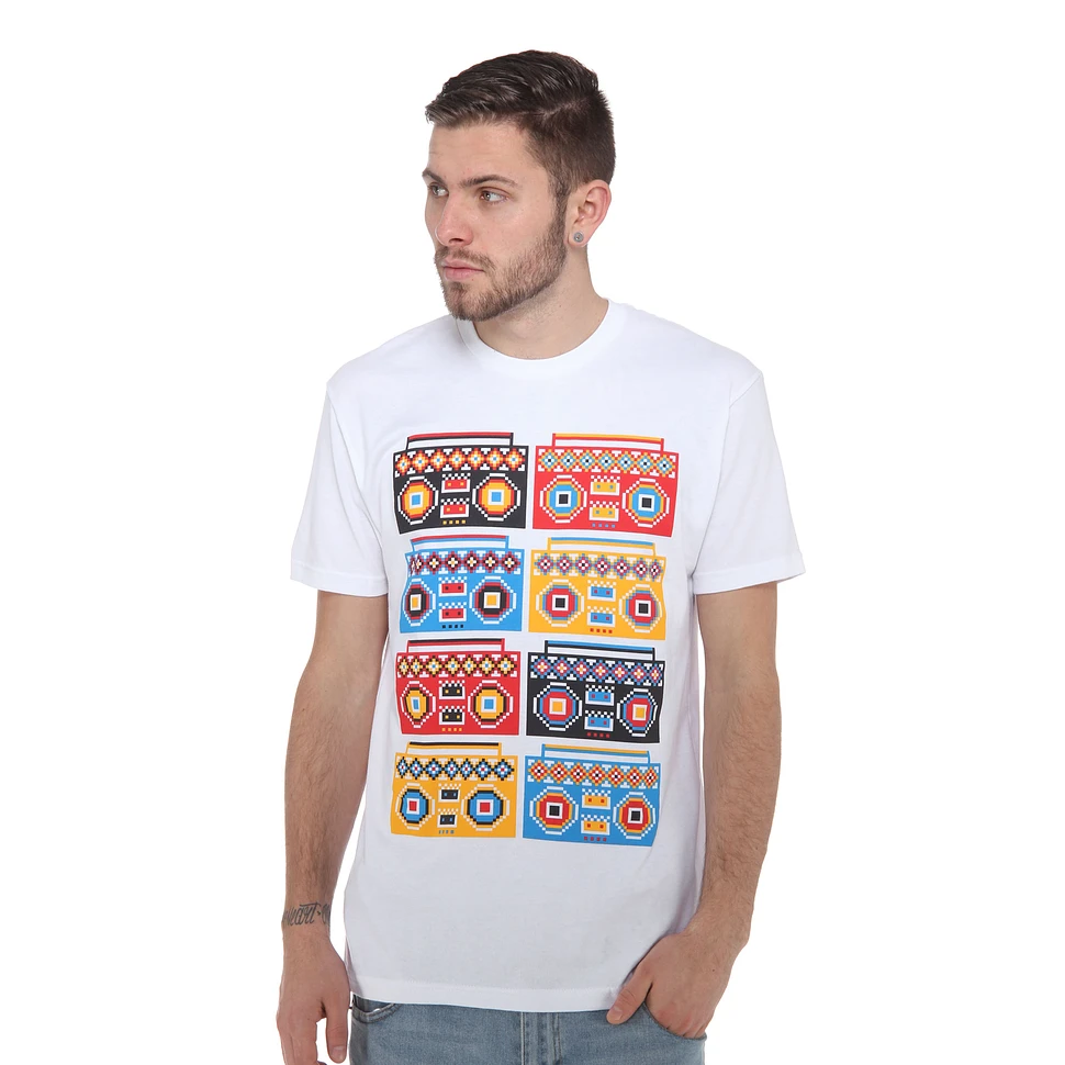 Ubiquity - Boombox Pattern T-Shirt