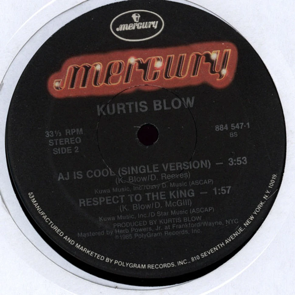 Kurtis Blow - AJ Is Cool