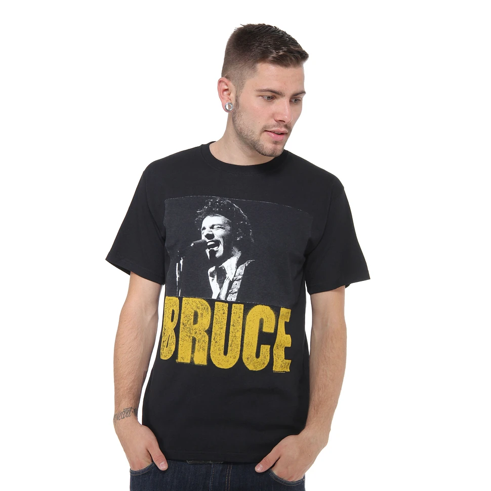 Bruce Springsteen - Live Head Shot Photo T-Shirt