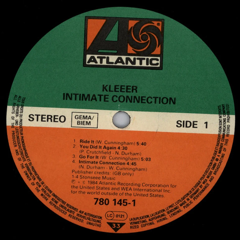 Kleeer - Intimate Connection